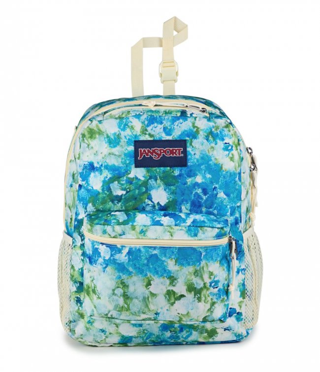 Jansport Central Adaptive Backpack - Mia Brown White Flowers Jansport Central Adaptive Backpack - Mia Brown White Flowers