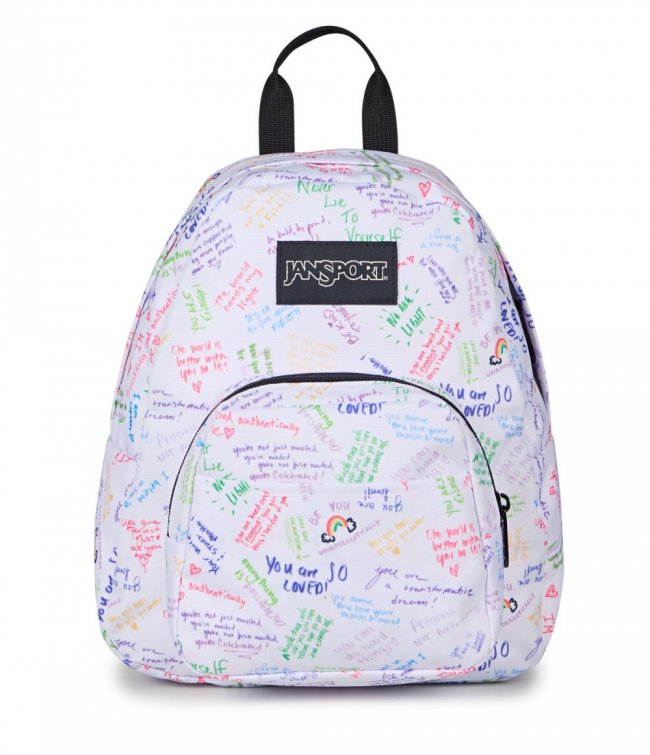 Jansport Half Pint Mini Backpack - Affirmations Jansport Half Pint Mini Backpack - Affirmations
